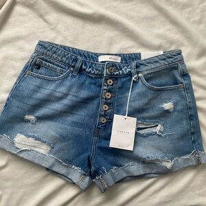Kan Can Denim Shorts 30 NWT